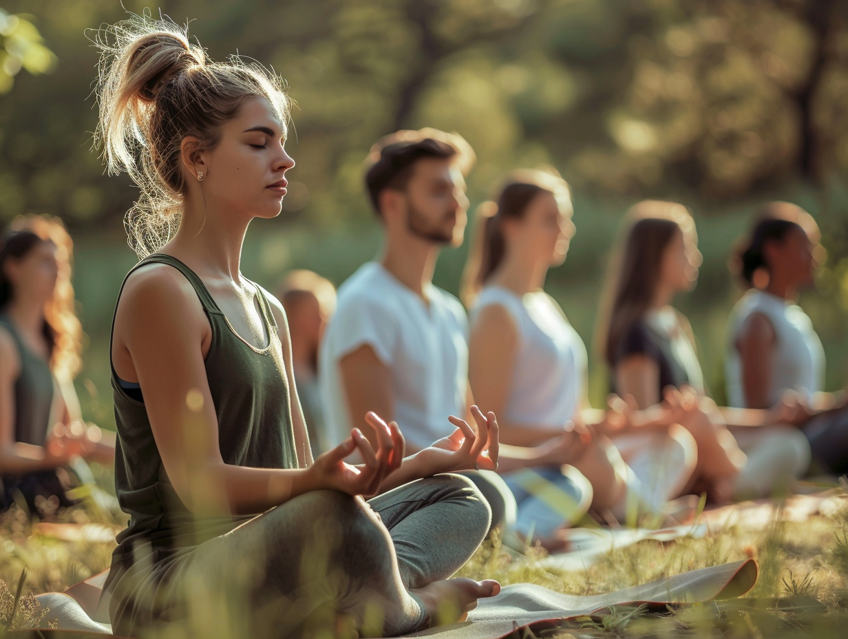 Учасник практики йоги